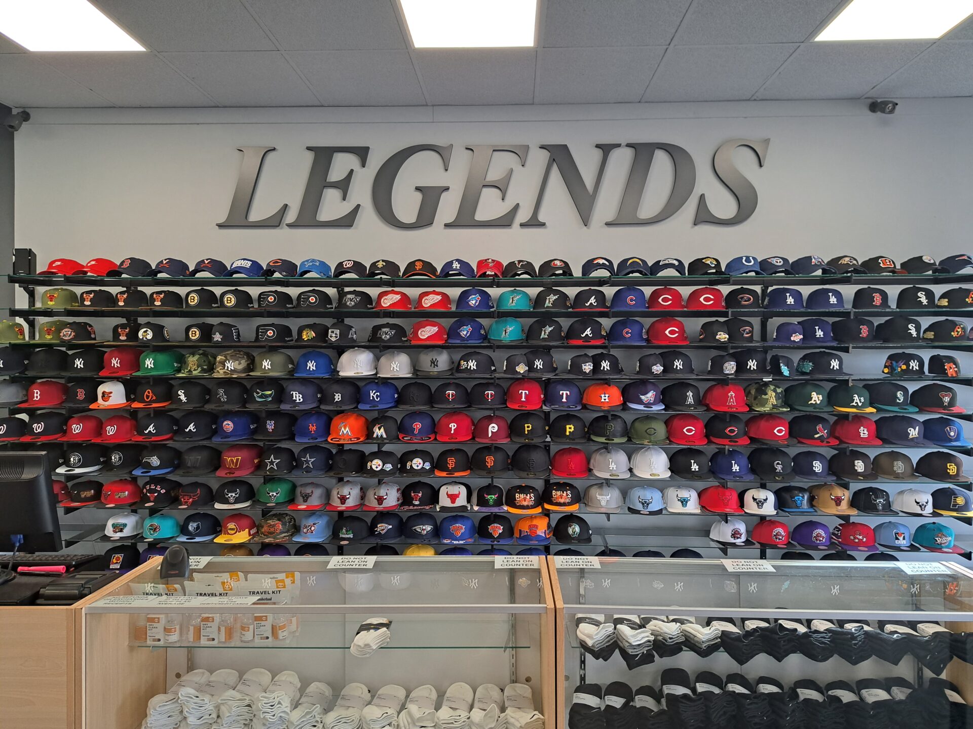 Legends legends showroom front look with caps